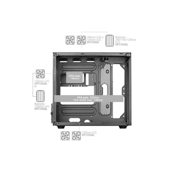 MARS GAMING MC-View Rosé