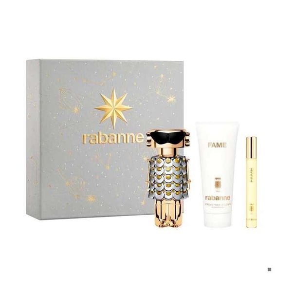 Fame Eau de Parfym 80ml + Kroppslotion 100ml + Edp 10ml