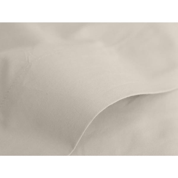 Platt lakan ren kammad långfibrig bomullspercale 80 trådar/cm² Vent du sud - Elfenben - 180 x 290 cm för enkelsäng