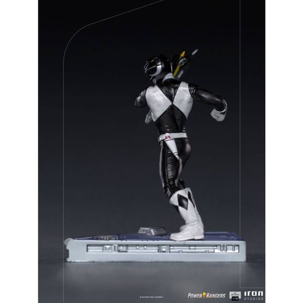 Statuett - IRON STUDIOS - BDS Art Scale Black Ranger - 17 cm - Inomhus - Plast - Resin