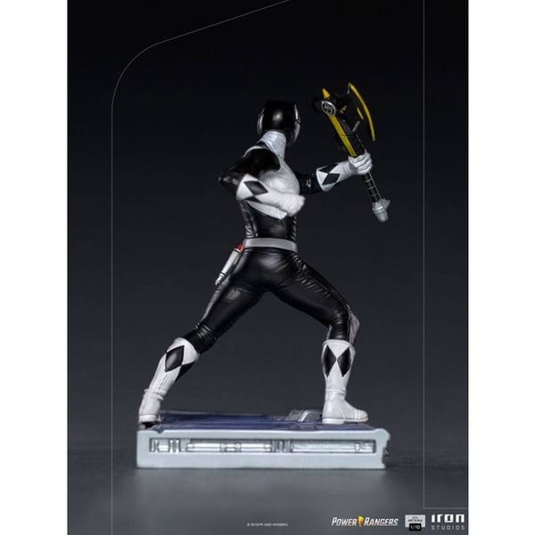 Statuett - IRON STUDIOS - BDS Art Scale Black Ranger - 17 cm - Inomhus - Plast - Resin