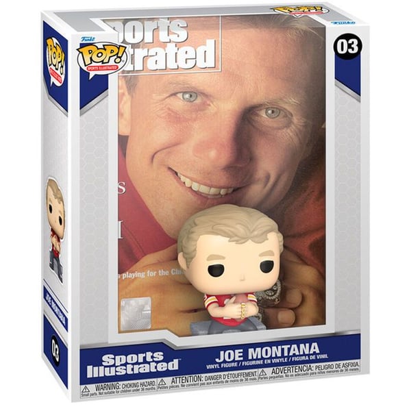 Figur Föremål Funko Pop - Funko - Joe Montana - Sports Illustrated - 10 cm - Blandat - 3 år