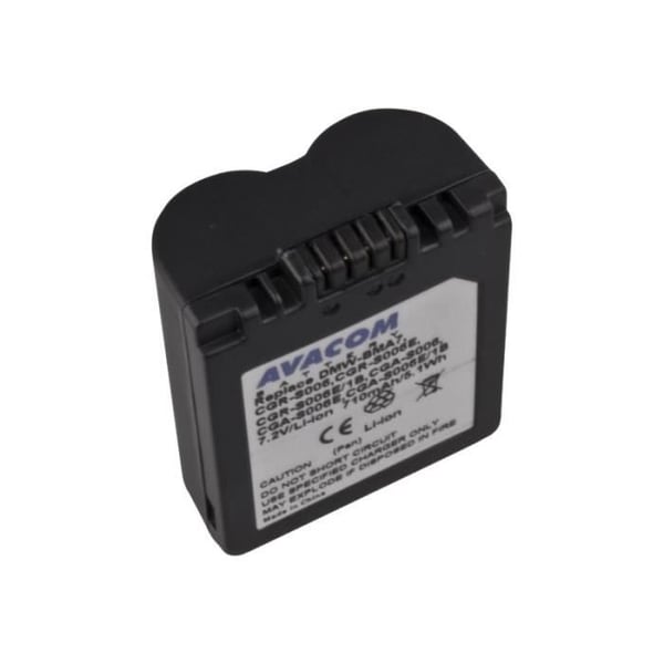 AVACOM Li-Ion kamerabatteri 710 mAh 5,1 Wh svart för Leica V-LUX 1; Panasonic Lumix DMC-FZ18, FZ28, FZ30, FZ50,...