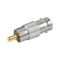Antennadapter - MICRO CONNECT - RCA till BNC - Guldpläterad - Grå - Kontakt