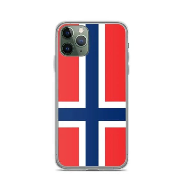 Mobilskal Flagga Svalbard och Jan Mayen - iPhone 11 Pro