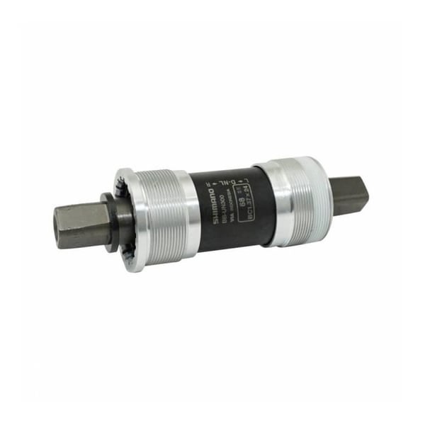 Shimano UN300 fyrkantigt bottenfäste 122mm engelsk gänga - Unisex - Grå - Att montera själv - Vuxen
