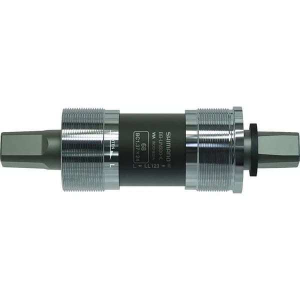 Shimano UN300 fyrkantigt bottenfäste 122mm engelsk gänga - Unisex - Grå - Att montera själv - Vuxen