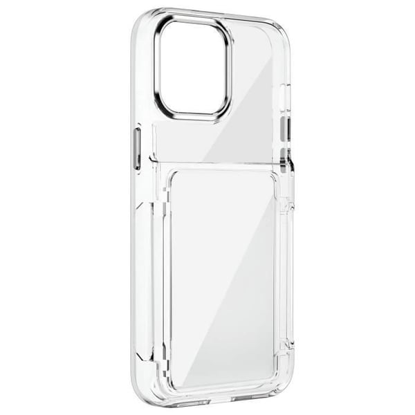 Fodral till iPhone 15 Stötsäkert, styva upphöjda kanter Forcell Transparent