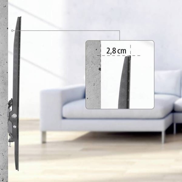 Hama 00220810 Väggfäste för TV 81,3 cm (32) - 165,1 cm (65) med inbyggd vattenpass