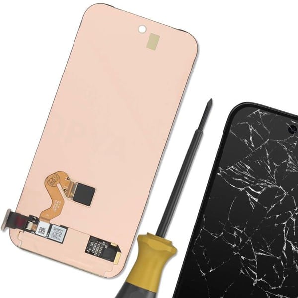 LCD-skärm och touchglas för Google Pixel 9 Relife svart
