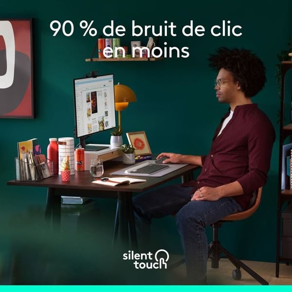 Logitech Signature Plus M750 L Langaton ja Bluetooth-hiiri Suuri Koko