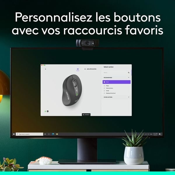 Logitech Signature Plus M750 L Langaton ja Bluetooth-hiiri Suuri Koko
