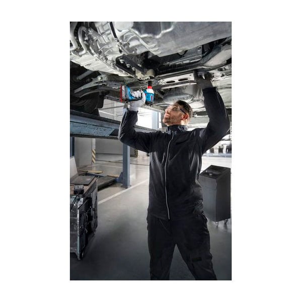 Batteridriven 2-i-1 skruvdragare BOSCH PROFESSIONAL - GDX 18V-285 + 2 batterier GBA 18V 4,0Ah + laddare GAL 18V + förvaringslåda + bältesklipp