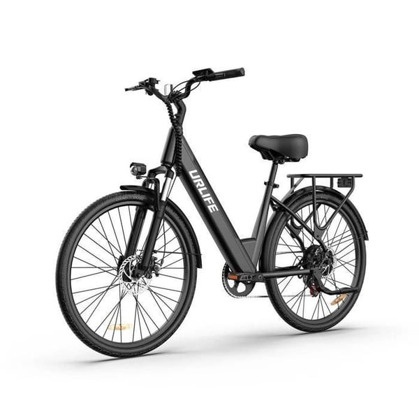 Elcykel URLIFE E26 til voksne, motor 750 W, batteri 48 V 10.4 Ah, brede dæk 26 tommer, terrængående.