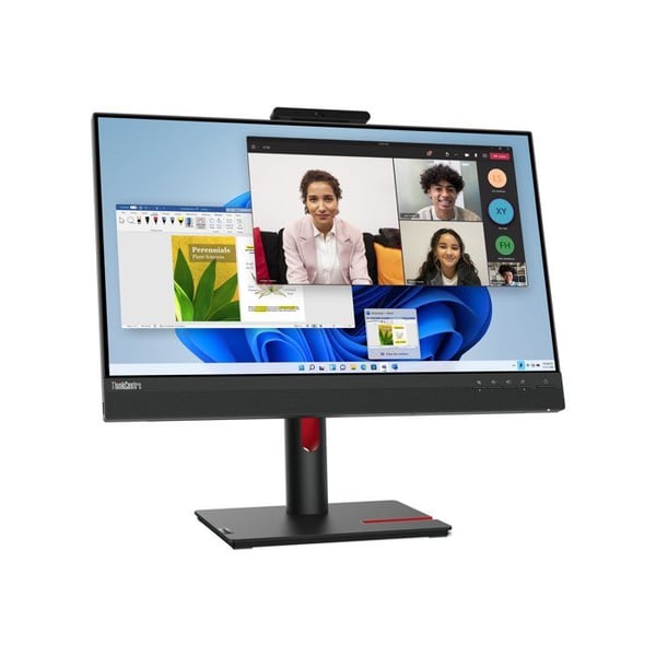 Lenovo ThinkCentre Tiny-In-One 24 LED-skärm 60,5 cm (23,8") 1920 x 1080 pixlar Full HD-pekskärm Svart