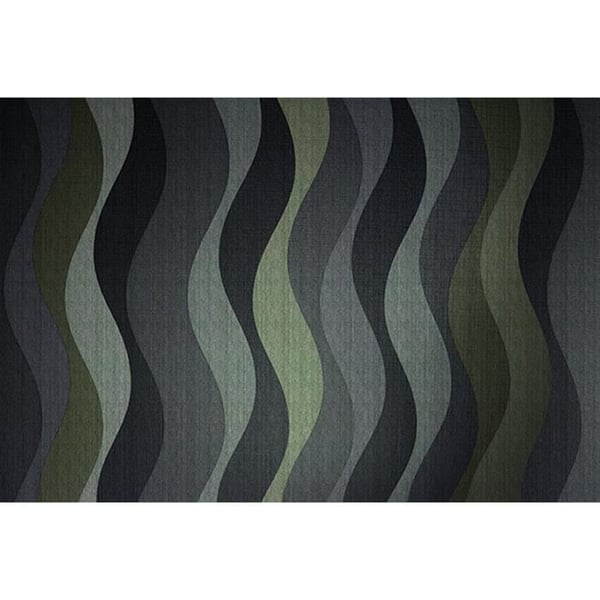 Abstract Wallpaper M1-No.61254 Digital Print Blå Grön