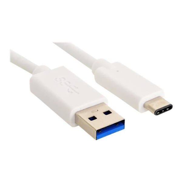 USB-kabel - Sandberg - USB-C till USB Type A - USB 3.1 - 1 m - Vit