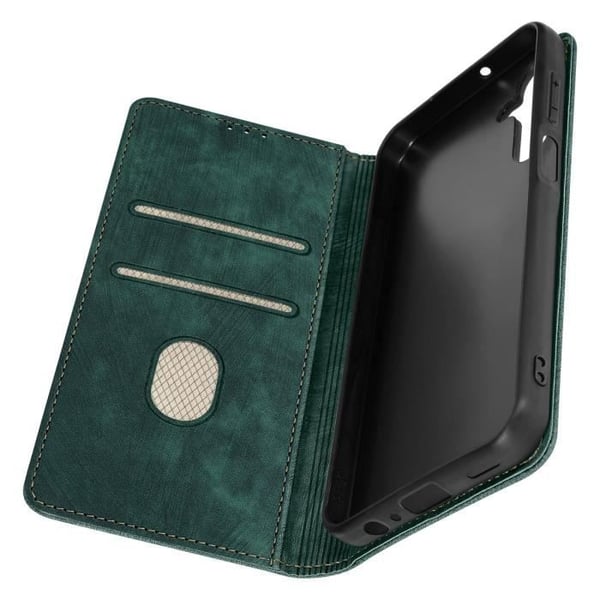 Smartphonefodral - AVIZAR - Samsung Galaxy A15 5G - RFID-skydd - Mjuk - Grangrön