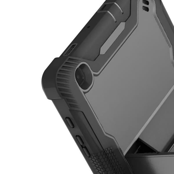 Stötdämpande skal - AVIZAR - Samsung Galaxy Tab S6 Lite - Inbyggd ställning - Förstärkt skydd - Svart