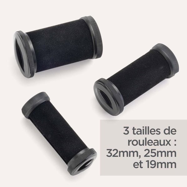 Babyliss RS035E uppvärmda papiljotter - Thermo-Ceramic Rollers SVART papiljol