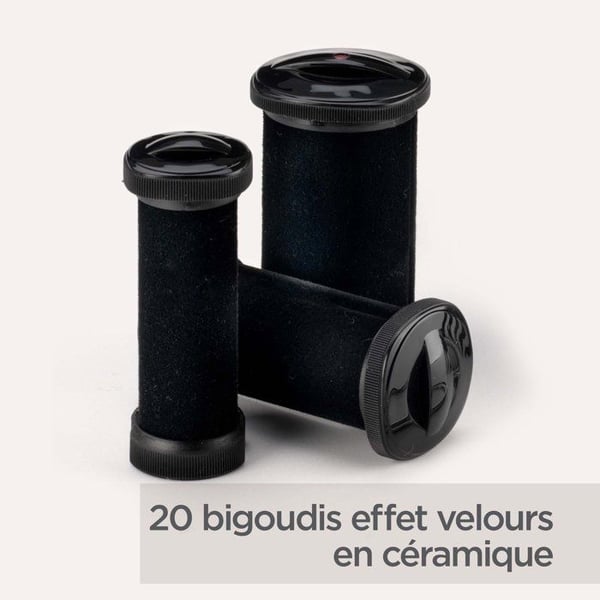 Babyliss RS035E uppvärmda papiljotter - Thermo-Ceramic Rollers SVART papiljol