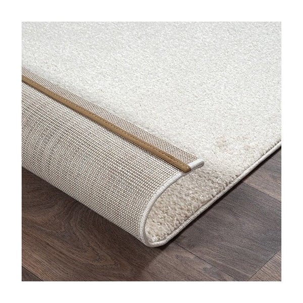 Melis Home Moderna designmattor Creme 160 x 220 cm modern abstrakt organiska former tät sammet 12 mm elegant vardagsrum