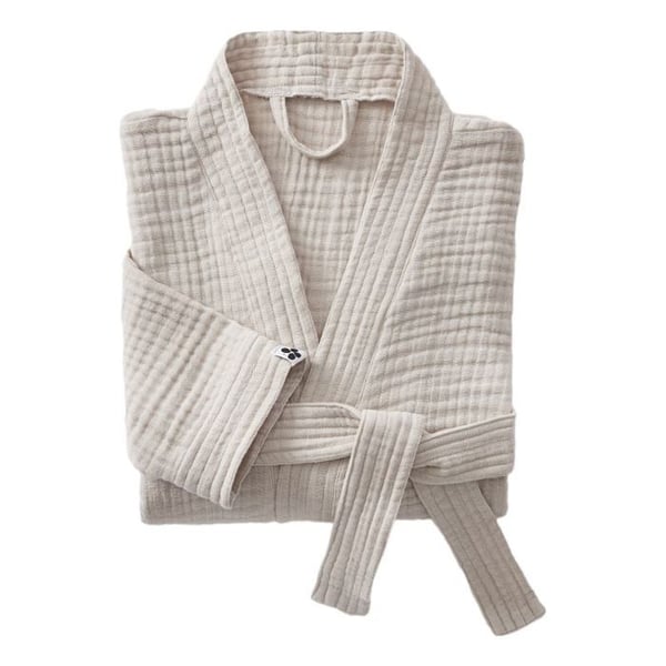 Badrock i blandad kimono Gaïa vanlig bomullsväv - Gaïa Pampa - Storlek L/XL