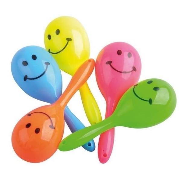 Maracas - PTIT CLOWN - re23477 - Set om 4 - Färg Svart - För barn från 3 år