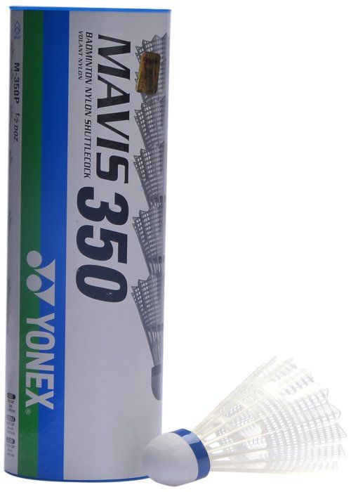 Yonex - m350-gul-midd - Mavis 350 midt Badmintonfjer, unisex, Mavis 350 Midt, gul, n/a