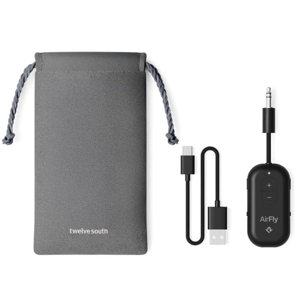 Transmetter Audio Bluetooth AirFly Pro 2 Jack 3.5mm Twelve south Svart