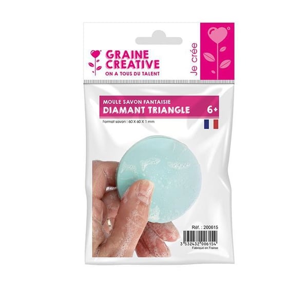 Tvålform - GRAINE CREATIVE VI HAR ALLA TALANG - Rund - Ø 6 cm - Termoformad - Multi-användning