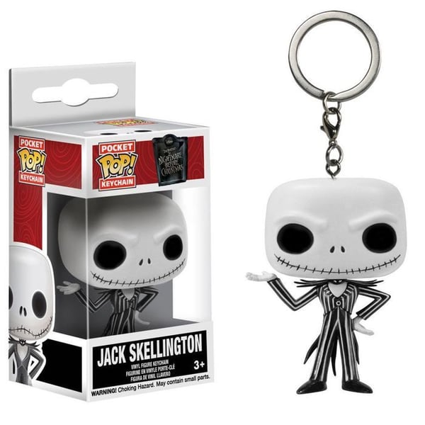 Pop! Disney Jack Skellington FUNKO - Vit och grå - 4,5 cm