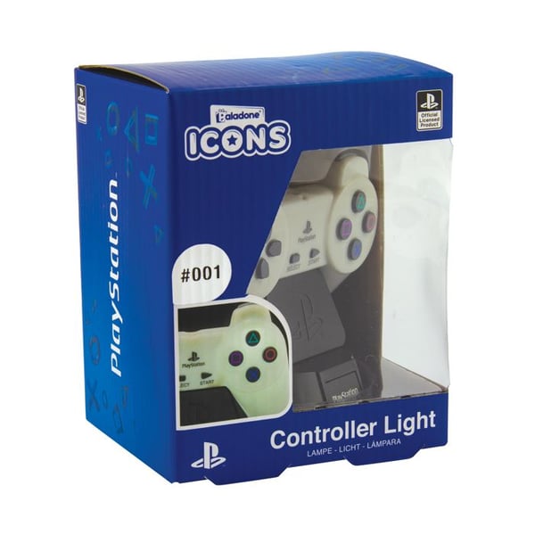Lampa - Playstation - Kontroller - Vit - 1 glödlampa - Plast - Resin- USED
