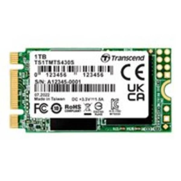 Transcend 430S 1 TB SSD intern SATA M.2 2242 M.2 SATA 6 Gb/s detail TS1TMTS430S