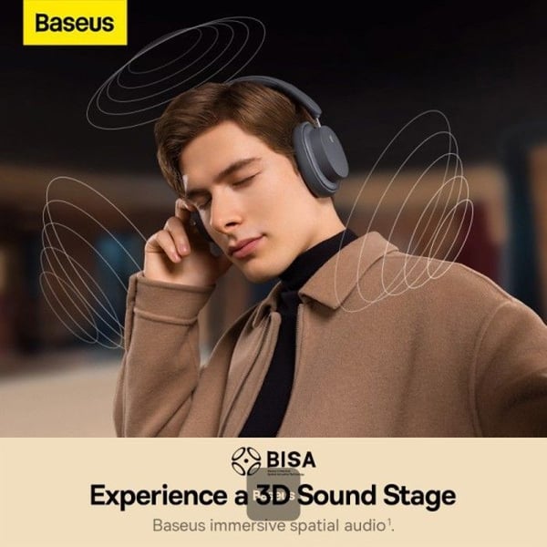 BASEUS Bowie D05 Trådlöst Bluetooth Headset Vikbara HiFi Stereo Musikhörlurar