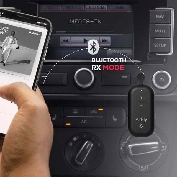 Transmetter Audio Bluetooth AirFly Pro 2 Jack 3.5mm Twelve south Svart