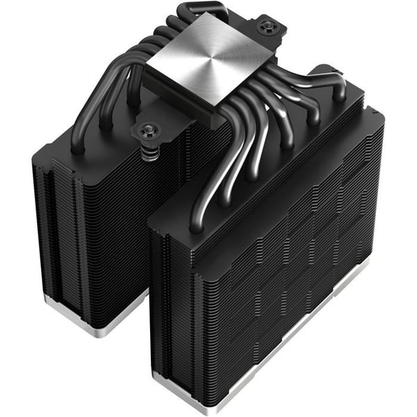 DEEPCOOL - AK620 Zero Dark - R-AK620-BKNNMT-G-1 - CPU-køler - 120mm - Sort - 2 PWM-blæsere - 6 Heatpipes - TDP 260W