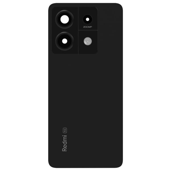 Bakre glas - Xiaomi - Redmi Note 13 Pro - Svart - Original - Enkel installation
