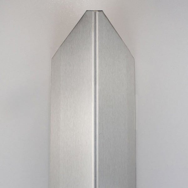 PROVISTON Skyddsstöd för hörn i aluminium l 40mm H 40 mm L 1000 mm Självhäftande