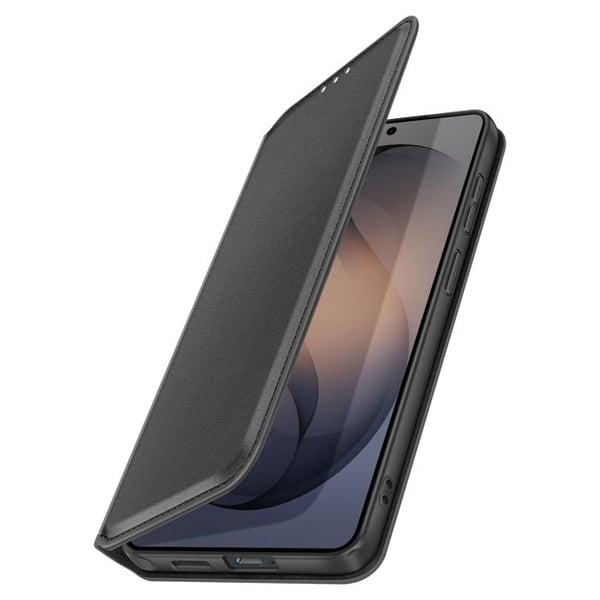 Magnetiskt Flipfodral för Galaxy S26 Ultra Ställfunktion Classic Edition Svart