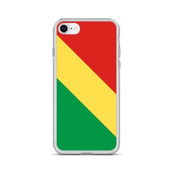 Telefonfodral - PIXELFORMA - iPhone 6 - Flagga för Kongo - Mjuk - Stötabsorberande