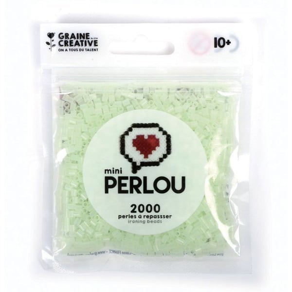 Perlou - Mini Perlou phosphorescerande strykpärlor
