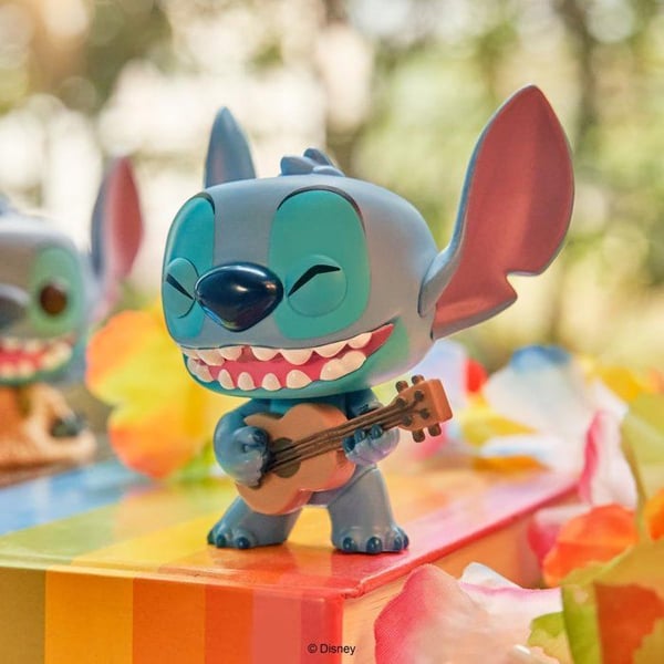 Figurine Funko Pop! - Disney Stitch med Ukulele - Vinyl