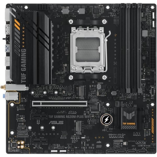 Emolevy - ASUS - TUF GAMING A620M-PLUS WIFI - AMD A620 - AM5 micro ATX -paikka