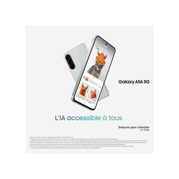 SAMSUNG Galaxy A56 5G Smartphone 256 Go Grön salvia