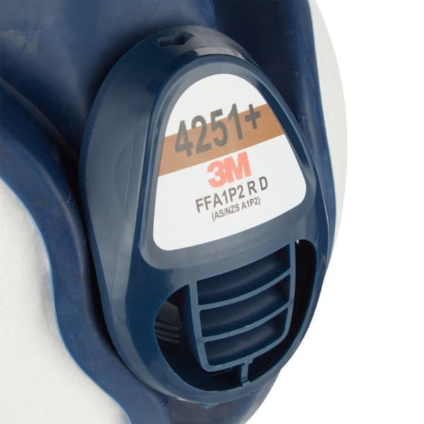 Halvmask 4251 integrerade filter FFA1P2R 3M - K4251 +