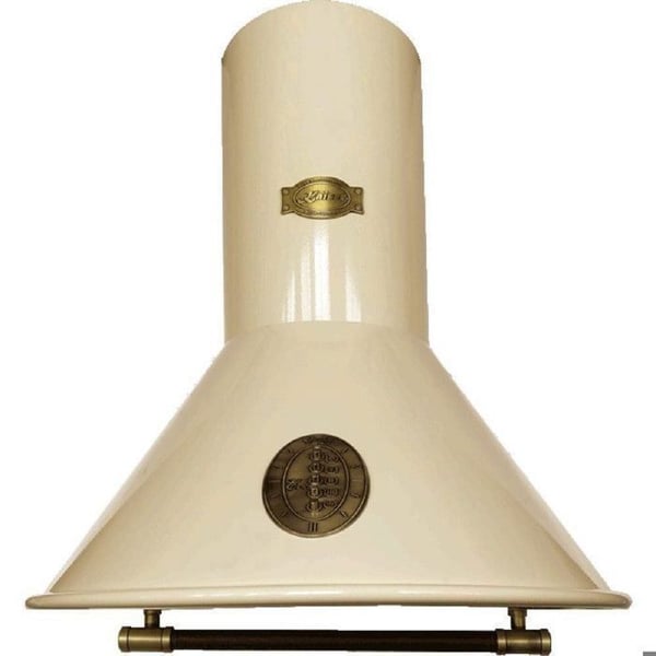 Kaiser Vägghängd fläkt 60 cm retro 6423 ElfBe Köksfläkt 910 m³/h • Elfenben & massivt metall • Utsug/återvinning