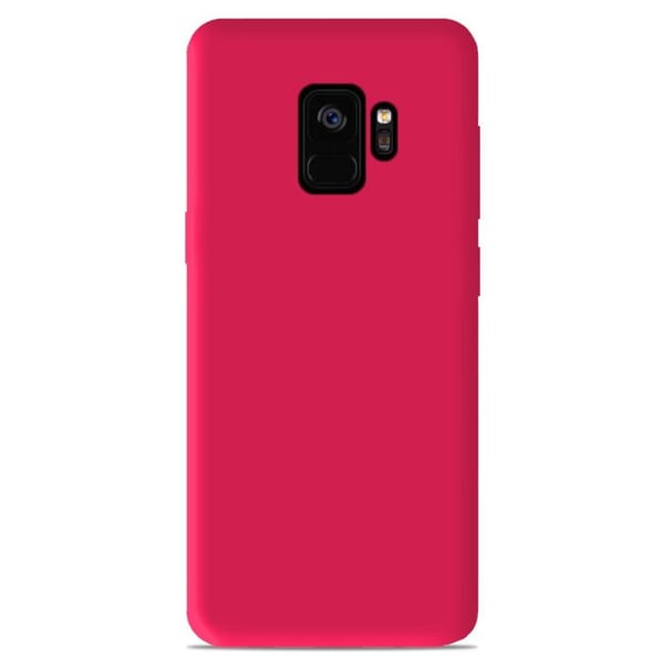 Siliconfodral - Samsung - Galaxy S9 - Matt Rosaflash - Stötabsorberande - Fritt tillgång till funktioner