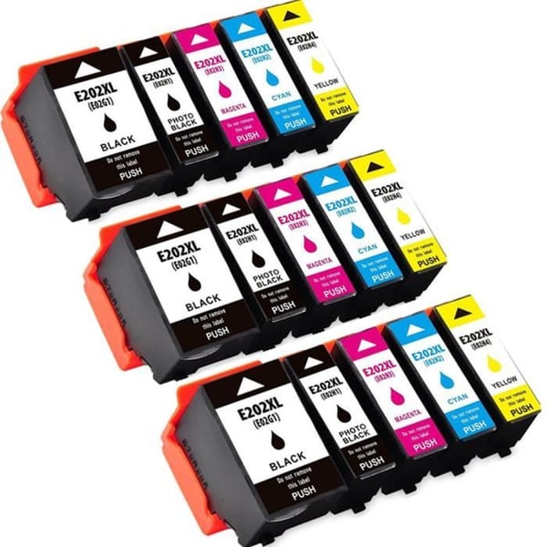Bläckpatroner Pack om 15 - Epson - Expression premium xp-6000 - Svart, Liten svart, Cyan, Magenta, Gul