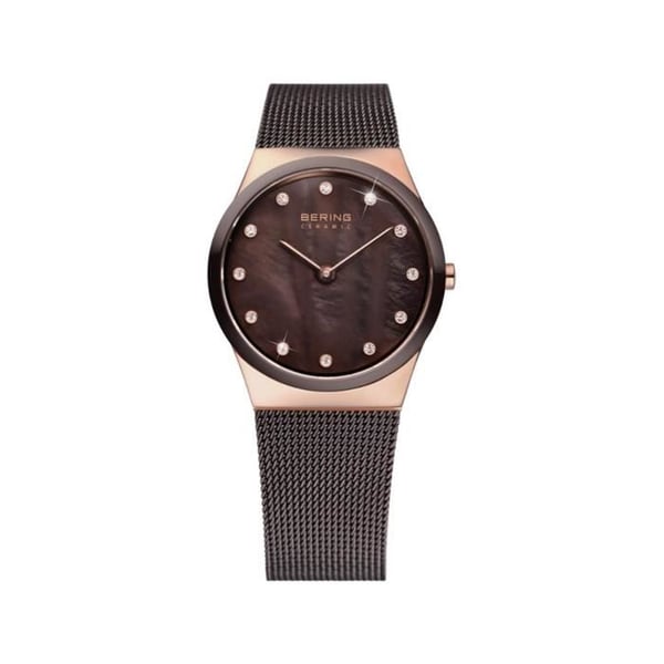 Kvinnoarmband - BERING - 32230-262 - Kvarts - Analog - Rostfritt Stål Brun